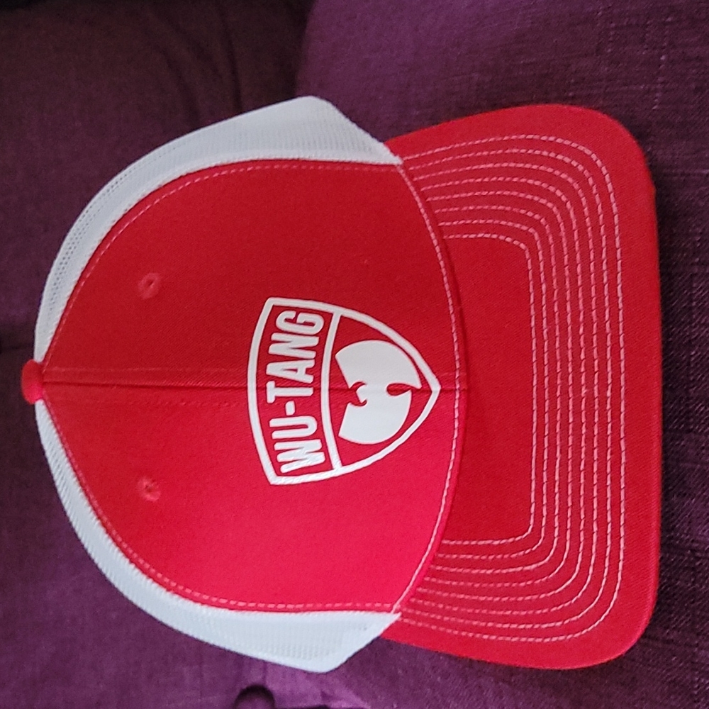 Wutang Red and white snapback